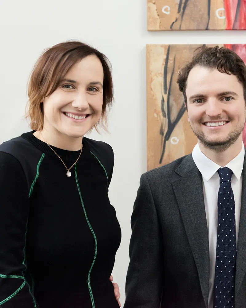 Notarin Katharina Lehmann und Notar Maximilian Steiner